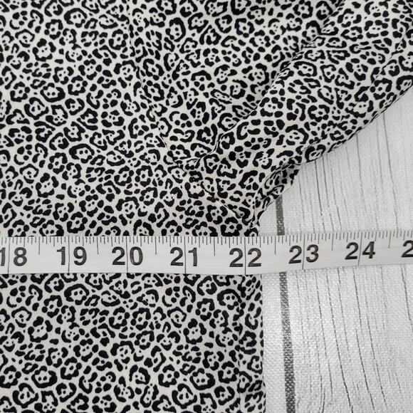 Vince Camuto Animal Print Button Down Long Sleeve Blouse - Picture 4 of 7